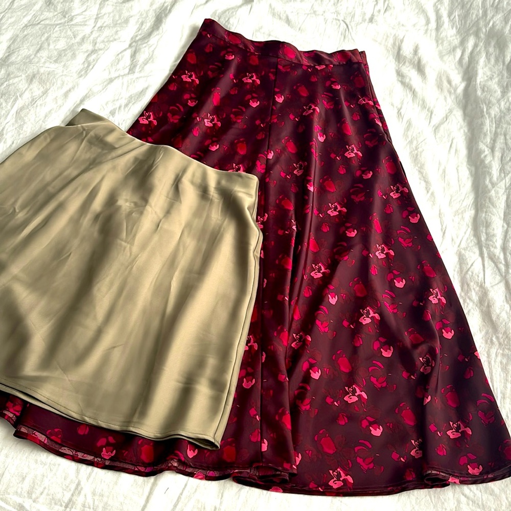 Banana Republic Satin Skirts